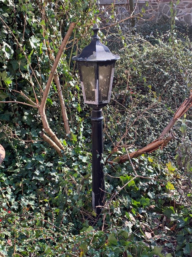 Antieke buitenlamp. Functioneerd prima, Enlèvement, Utilisé, Alimentation secteur, Lampadaire
