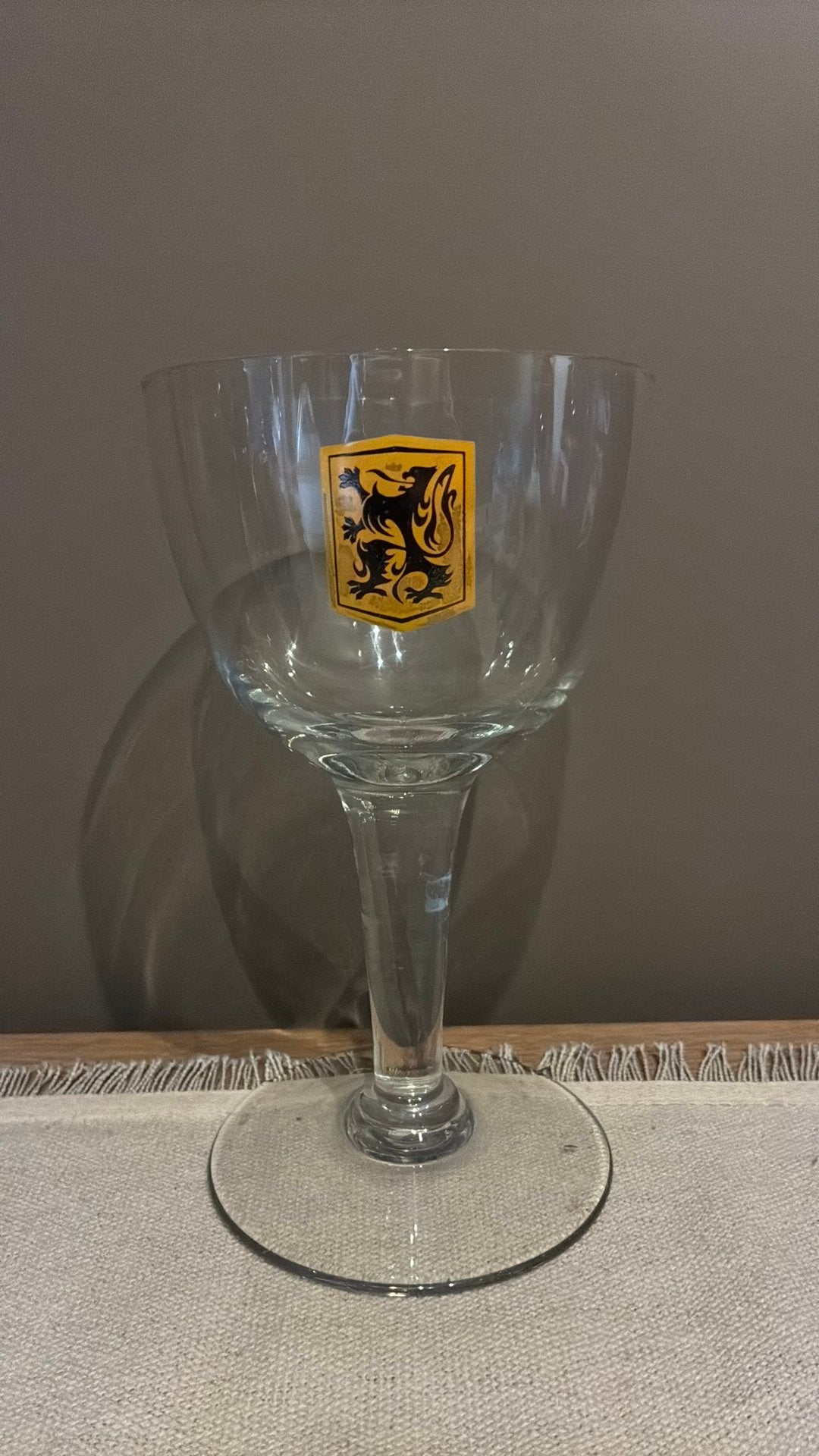 Glas - Vlaamse leeuw, Verzamelen, Ophalen of Verzenden, Zo goed als nieuw, Leeuw