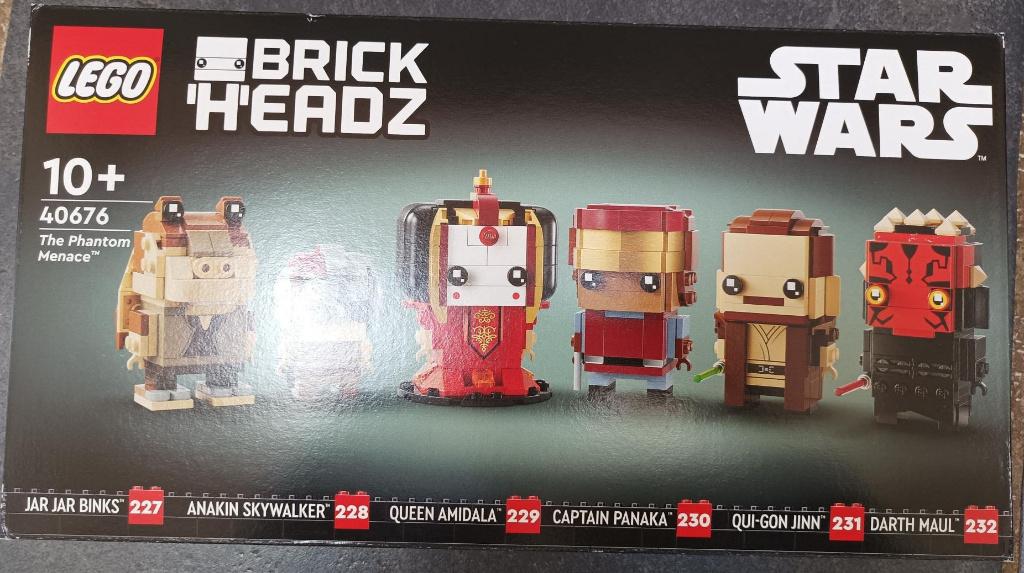 LEGO 40676 Star Wars BrickHeadz The Phantom Menace Nine, Kinderen en Baby's, Speelgoed | Duplo en Lego, Ophalen of Verzenden, Nieuw