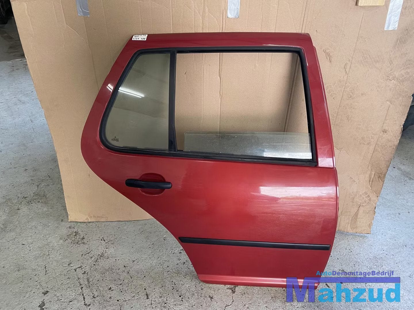 VW GOLF 4 Rood LC3X Rechts achter deur portier 1998-2003, Auto-onderdelen, Gebruikt, Volkswagen AG, Achter, Vw@volkswagen.de