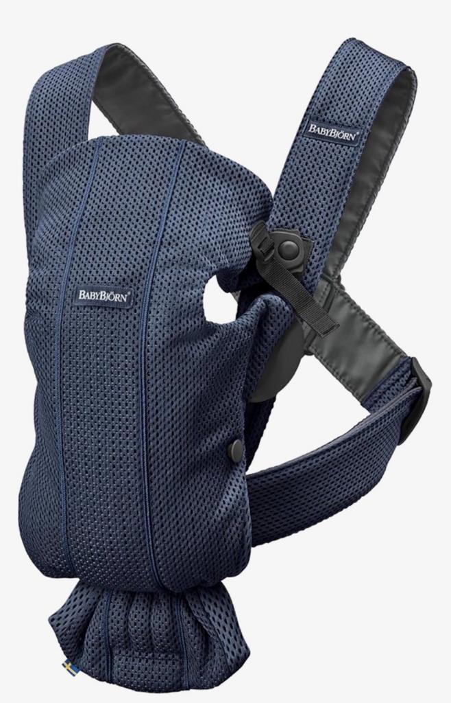 Draagzak BabyBjörn mini marineblauw, Enlèvement, Comme neuf, Porte-bébé