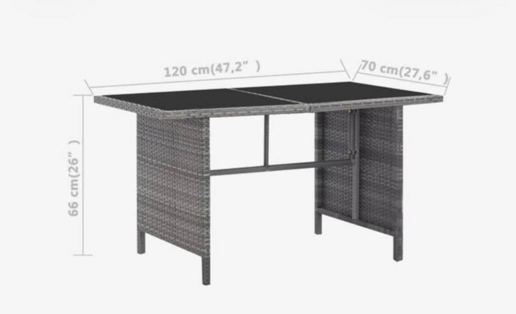 Tuintafel, Tuin en Terras, Overkappingen, Ophalen, Zo goed als nieuw