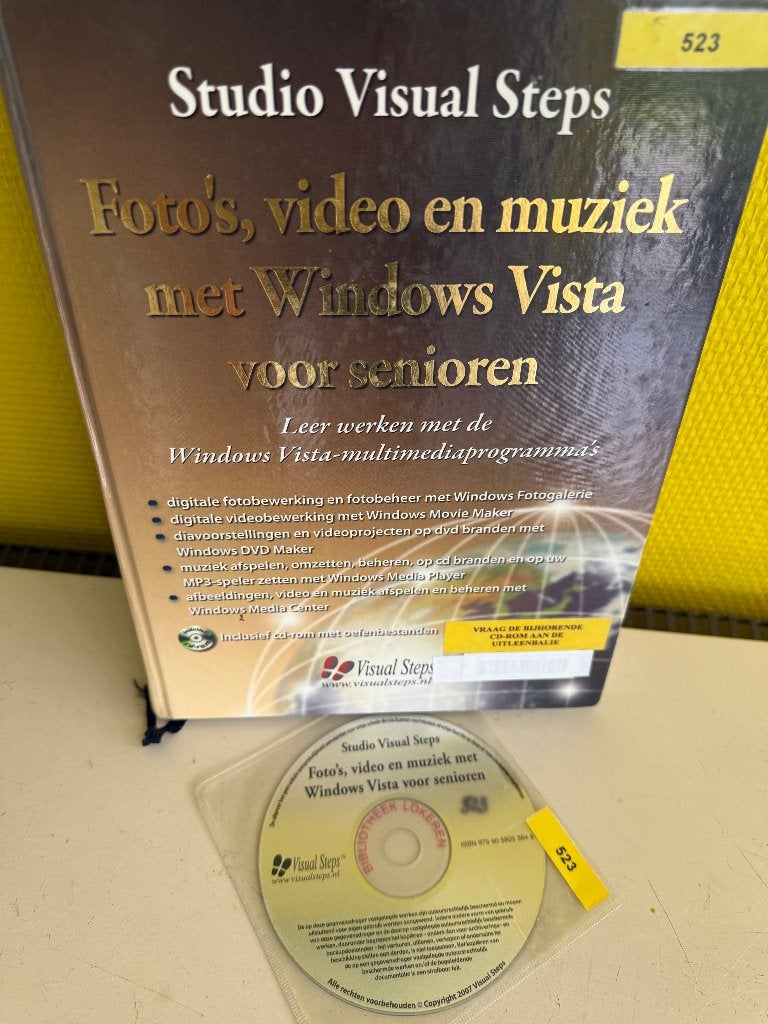 Foto's, video en muziek met Windows Vista, Boeken, Informatica en Computer, Ophalen of Verzenden, Zo goed als nieuw, Overige onderwerpen