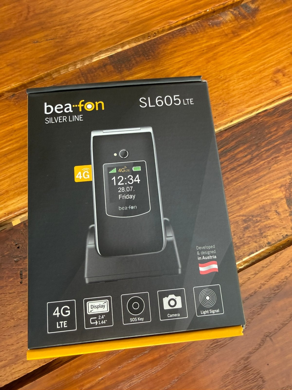 Beafon SL605 LTE, Telecommunicatie, Ophalen of Verzenden, Minder dan 3 megapixel, Zwart