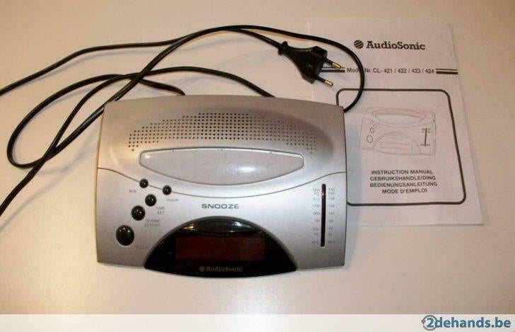 Te koop: Handige radiowekker van "Audio Sonic", Elektronische apparatuur, Wekkers, Gebruikt, Digitaal, Ophalen