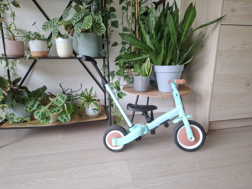 5 in 1 kinderfiets (loopfiets, driewieler, fiets), Ophalen, Zo goed als nieuw, Minder dan 16 inch