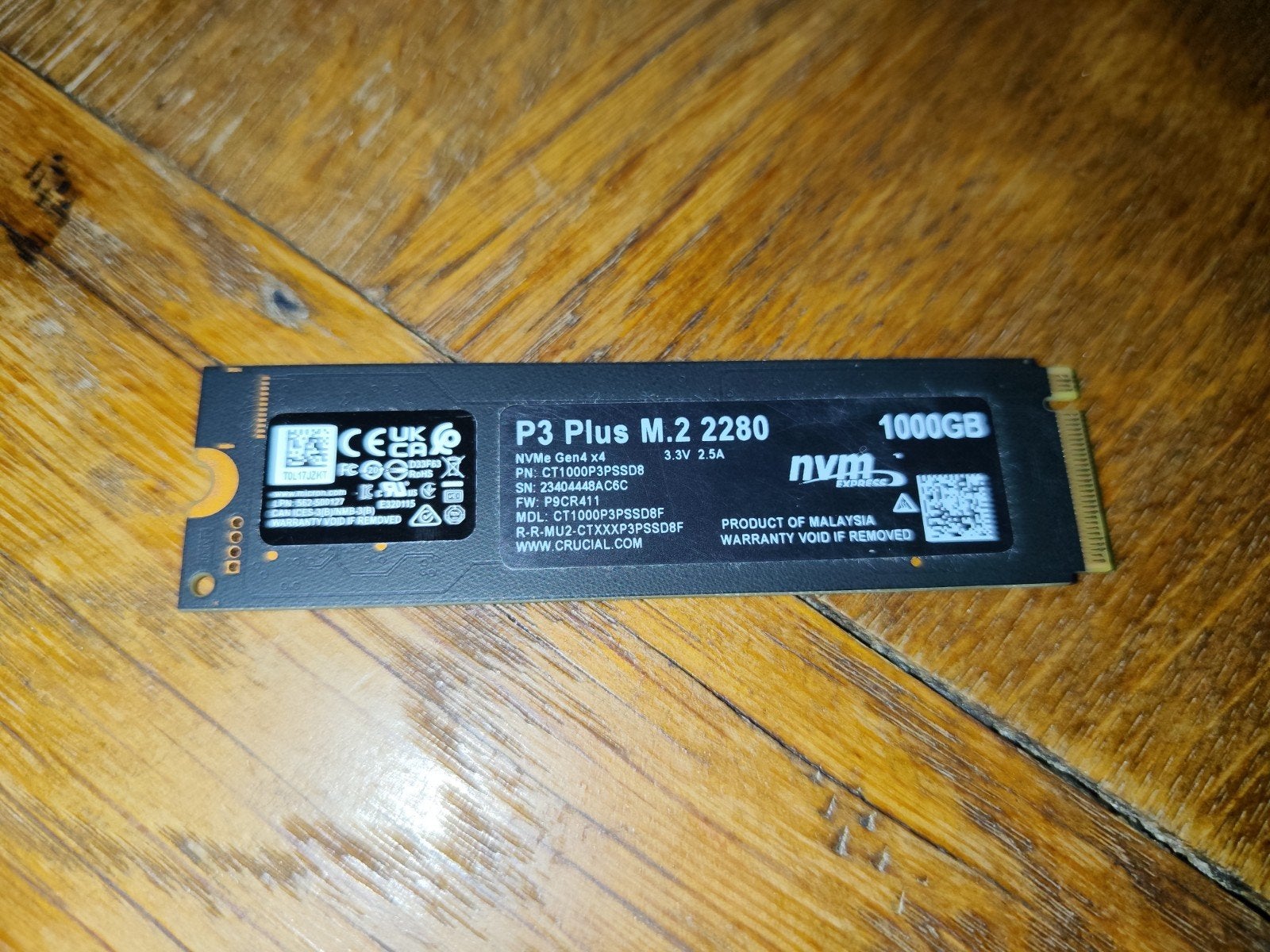 ssd m.2 1TB, Computers en Software, Ophalen, Laptop, SSD