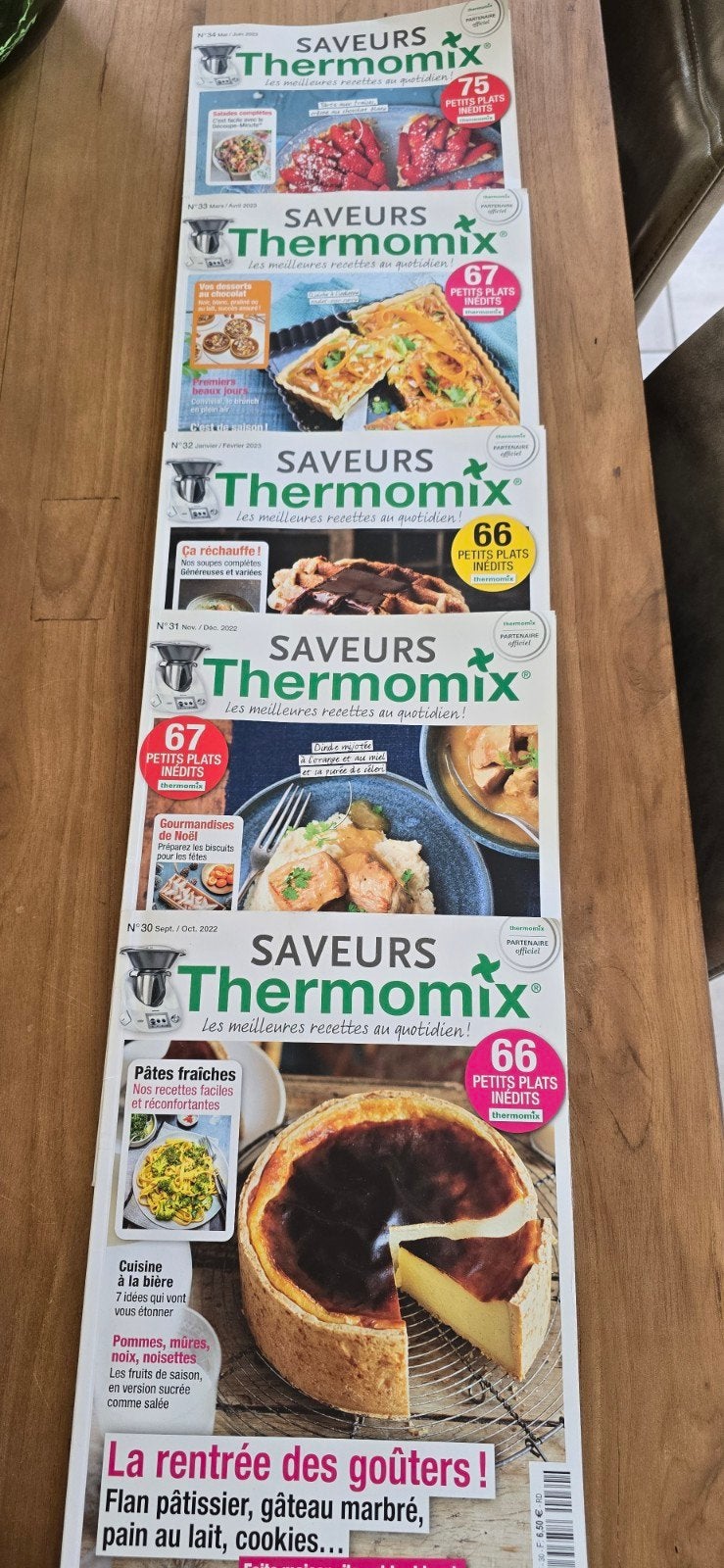lot de 15 revues Thermomix, Enlèvement