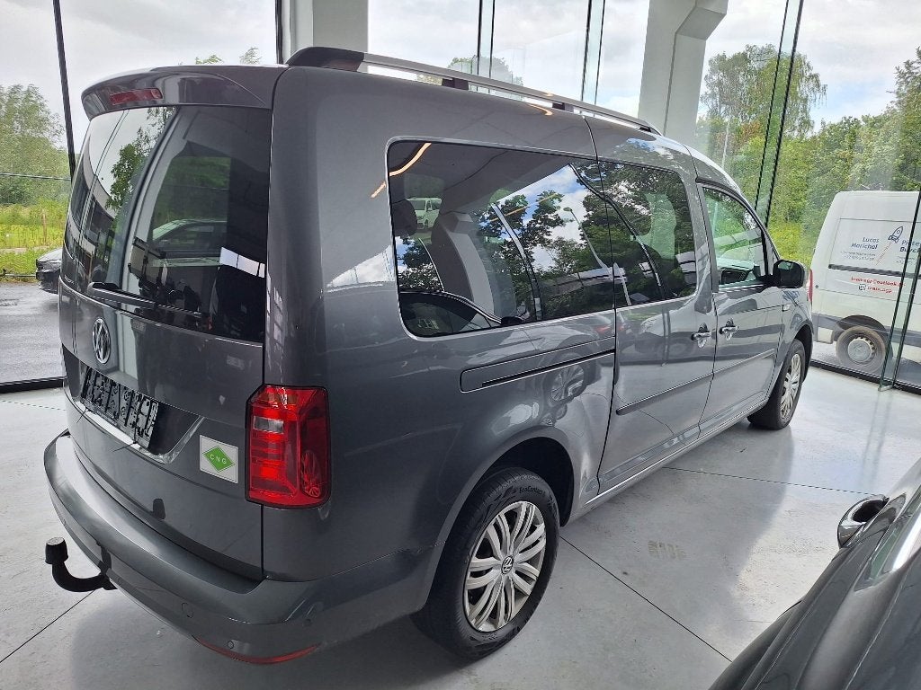 Volkswagen Caddy maxi CNG automaat, Auto's, Overige kleuren, CNG (Aardgas), 5 deurs, 81 kW