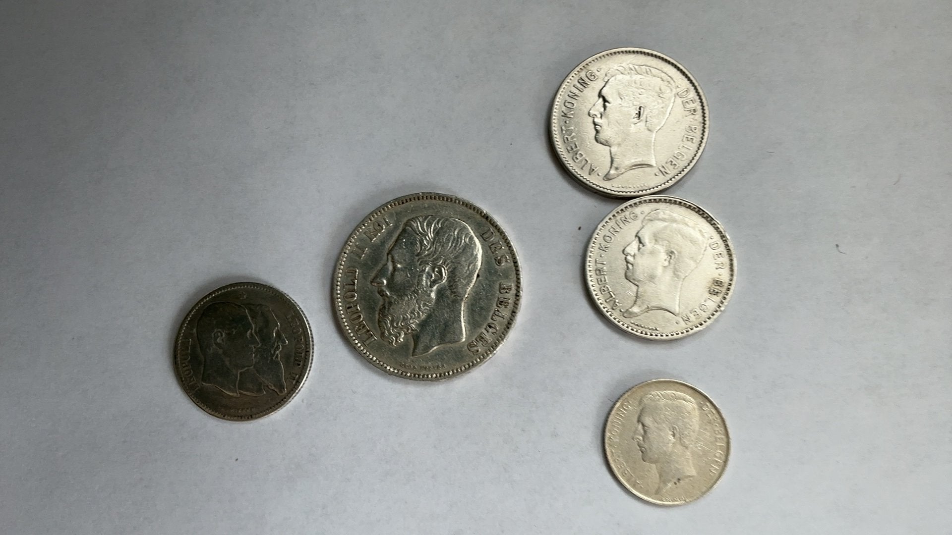 Anciennes pieces de monnaie, Enlèvement ou Envoi, Argent