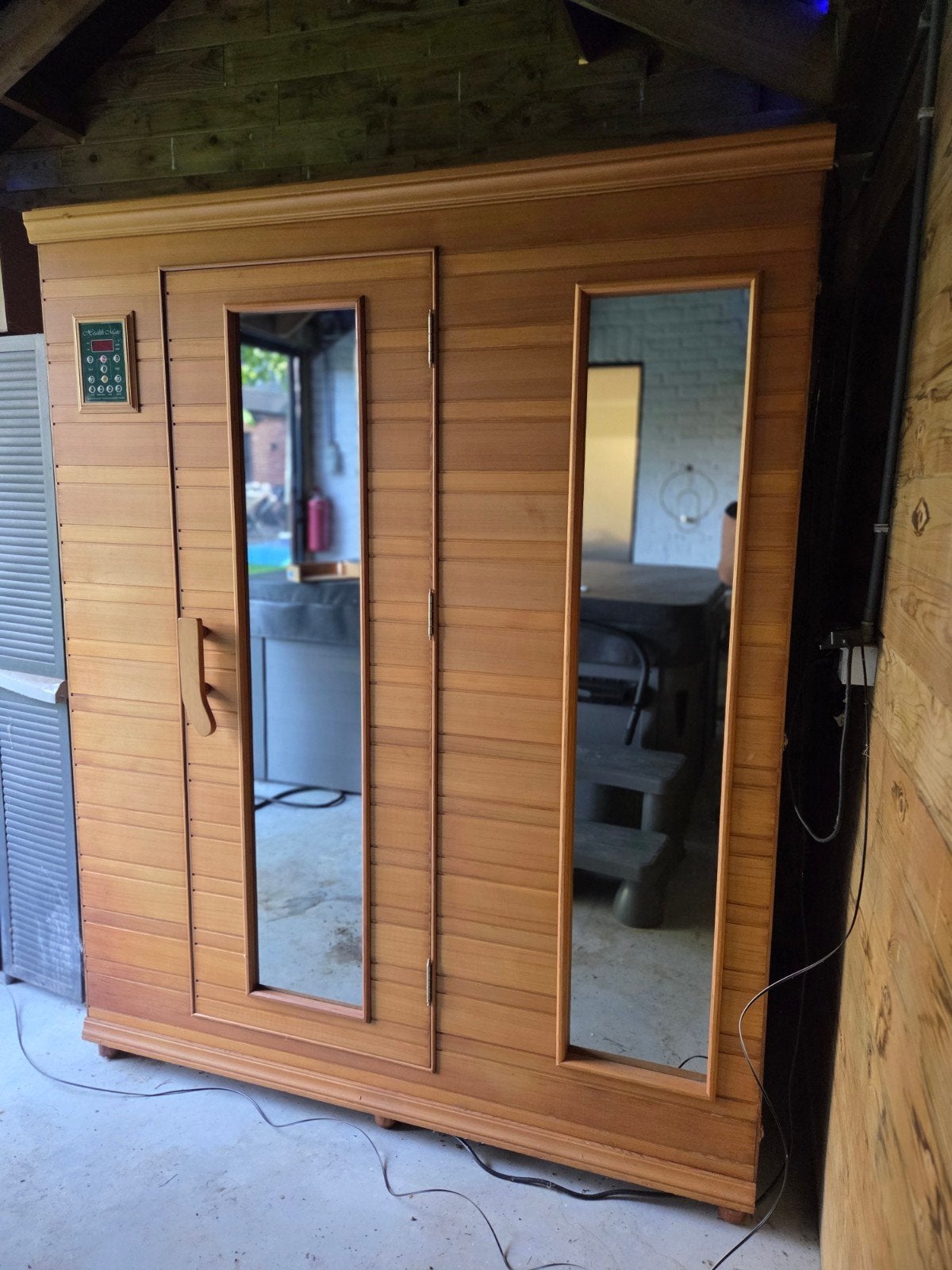 Infrarood sauna Health Mate 3 personen, Enlèvement, Comme neuf, Infrarouge, Sauna complet