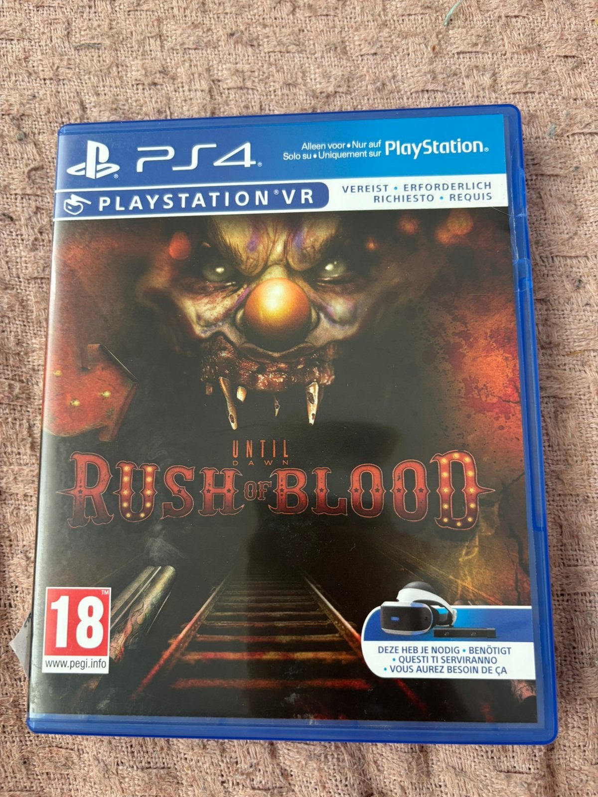 PS4 VR Until Dawn Rush of Blood, Games en Spelcomputers, Games | Sony PlayStation 4, Ophalen of Verzenden, Zo goed als nieuw