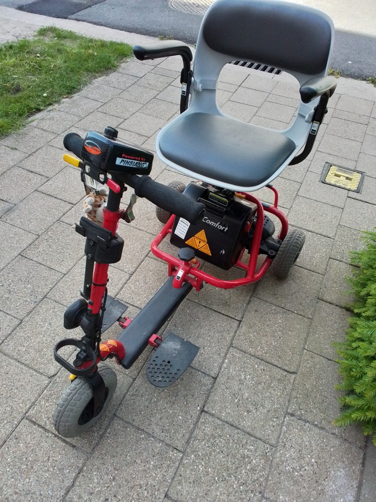Scootmobiel, Ophalen