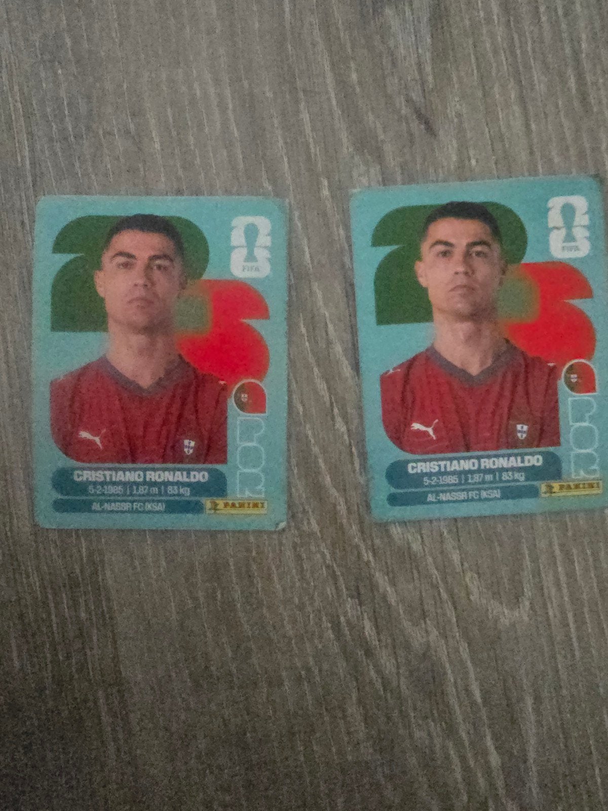 Panini stickers wk 2 ronaldo, Ophalen