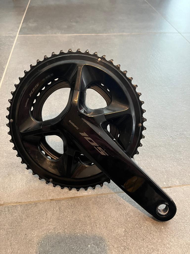 (Bijna) nieuw Shimano 105 12s crankset 52-36, Crankstel of Pedalen, Ophalen of Verzenden, Zo goed als nieuw, Aluminium