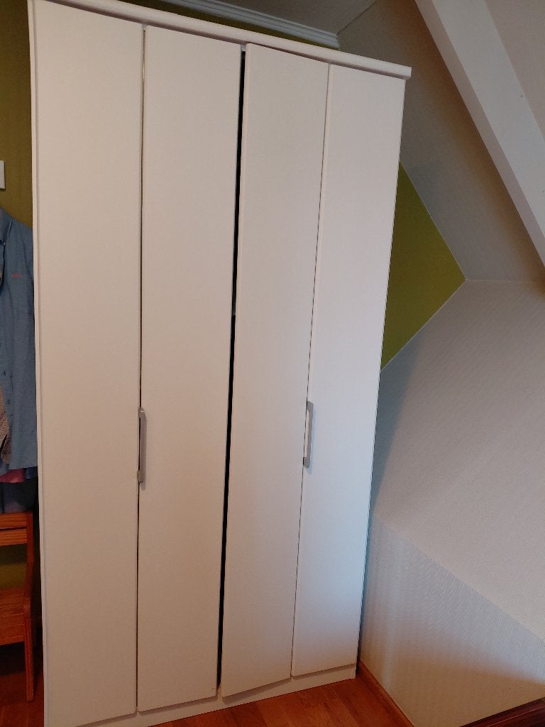 Kleerkast, Huis en Inrichting, Kasten | Kleerkasten, Ophalen, Gebruikt, Met deur(en)