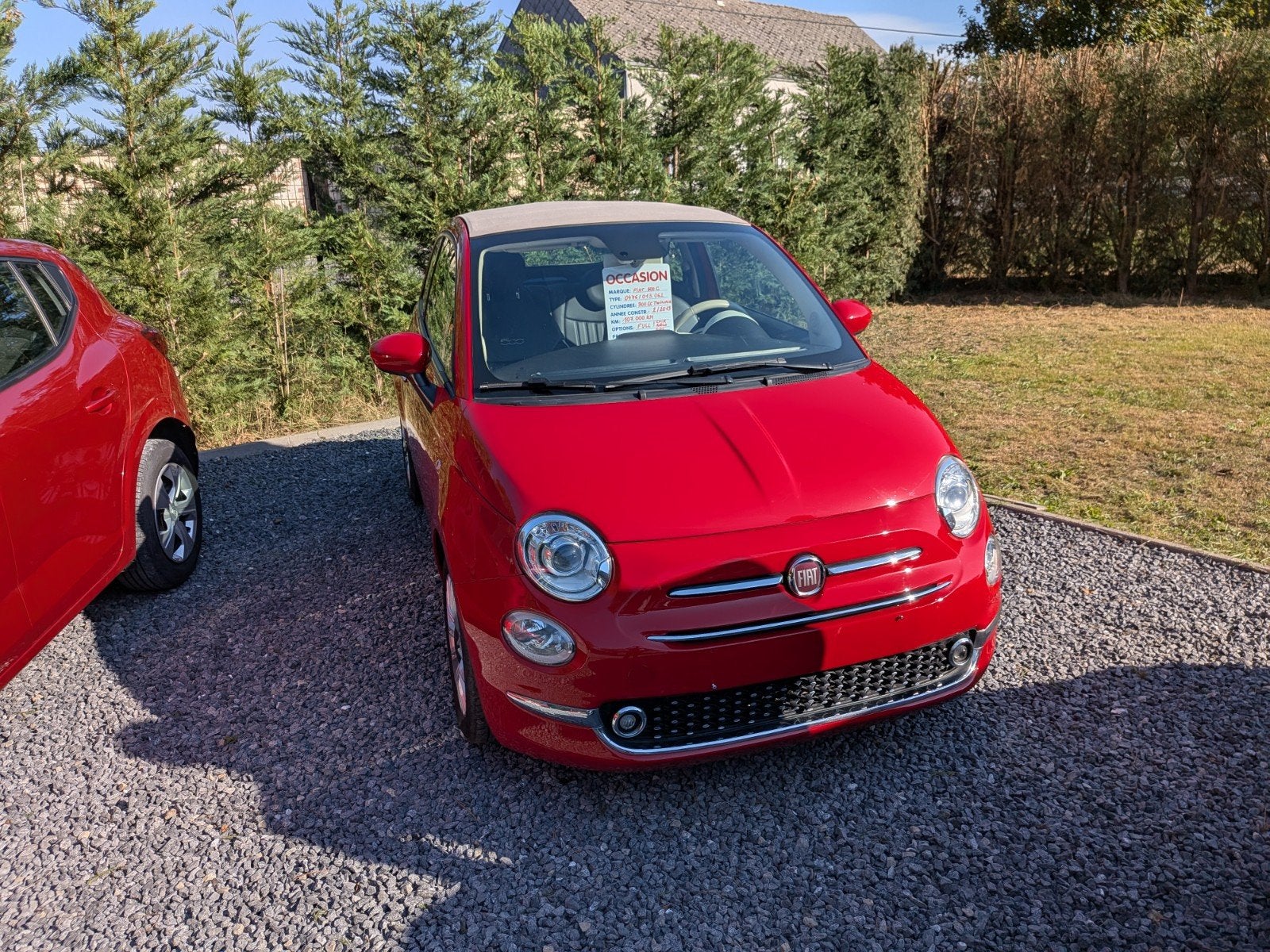 Fiat 500cc 107000km garantie 1an, Particulier, Te koop