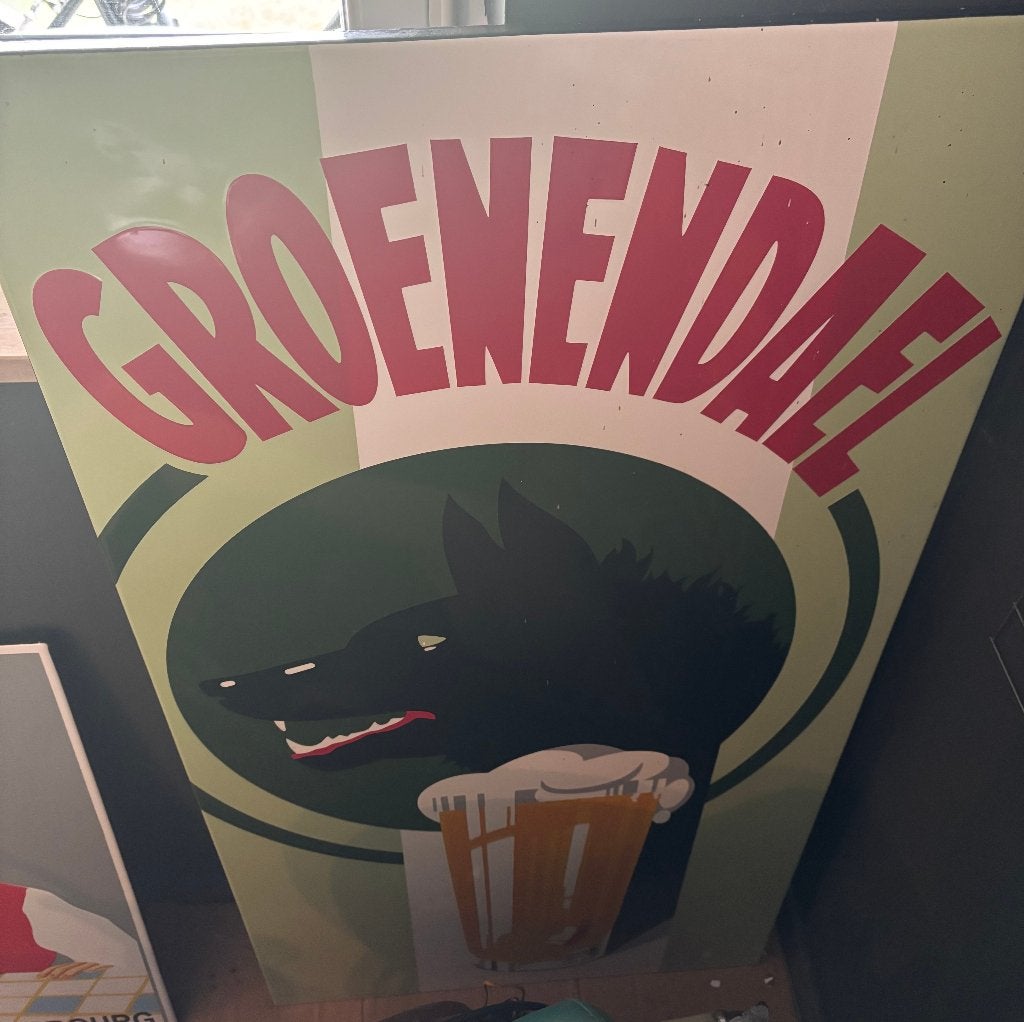 emaille reclamebord groenendael, Enlèvement ou Envoi, Neuf, Panneau publicitaire