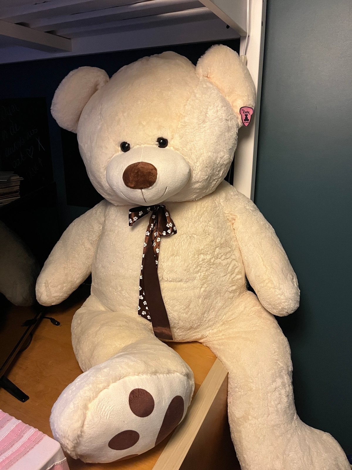 Grand ours en peluche tout doux, Enlèvement, Comme neuf
