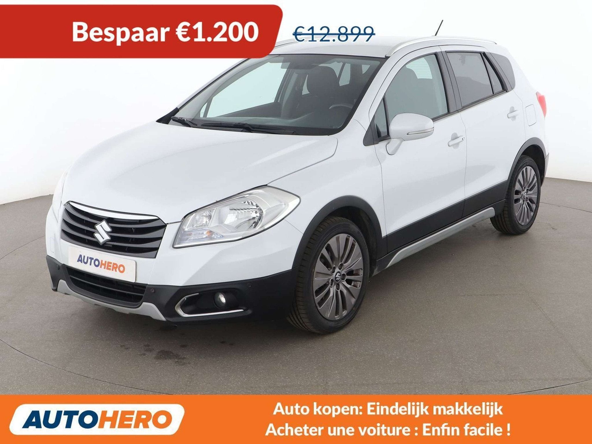 Suzuki SX4 1.6 Comfort (bj 2016, automaat), Stof, Gebruikt, Zwart, 1200 kg