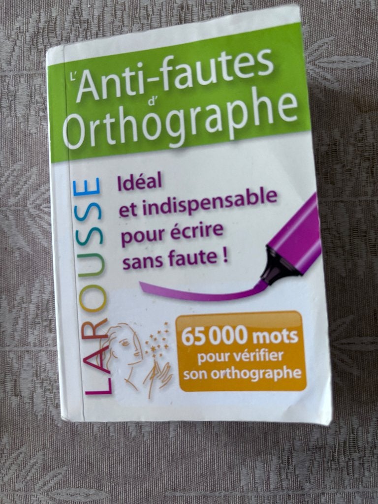 Anti-fautes d’orthographe, Enlèvement, Comme neuf, Français