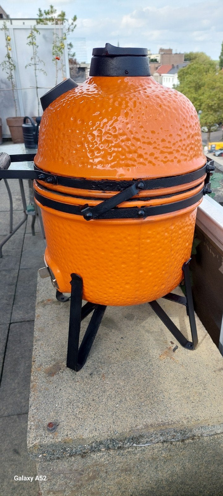 keramische bbq grill oven berghoff  oranje, Jardin & Terrasse, Enlèvement, Utilisé, Berghoff, Avec accessoires