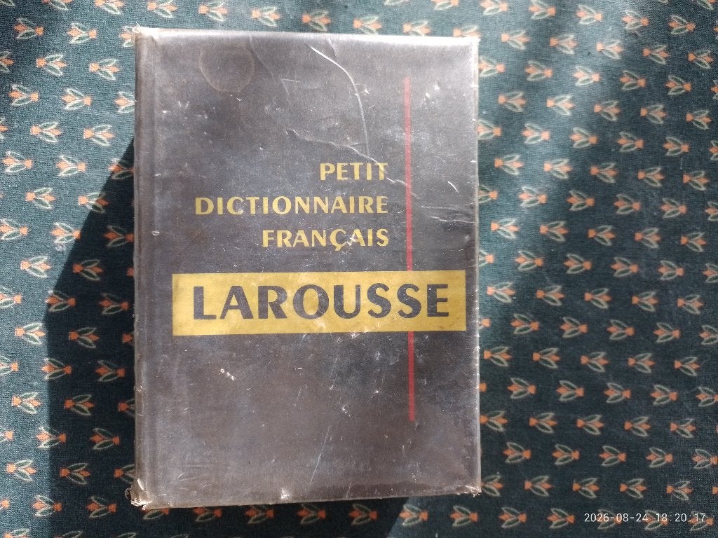 DICTIONNAIRE LAROUSSE, Ophalen, Gelezen, ASO, Frans