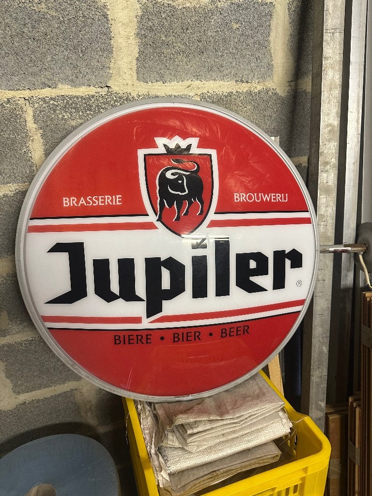 Jupiler lichtreclame, Verzamelen, Ophalen, Zo goed als nieuw, Lichtbak of (neon) lamp