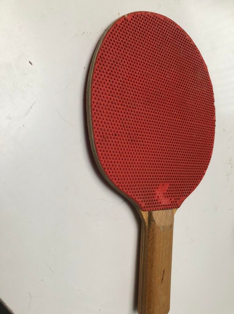 Vintage pingpong palletjes, Sport en Fitness, Tafeltennis, Ophalen of Verzenden, Gebruikt, Net, Batje(s) of Balletje(s)