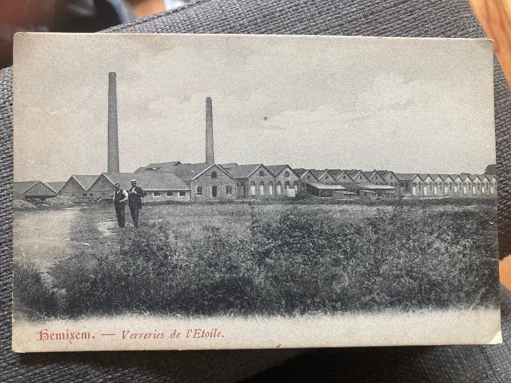 Oude postkaart Hemiksem, Verzamelen, Postkaarten | België, Verzenden, Voor 1920, Gelopen, Antwerpen