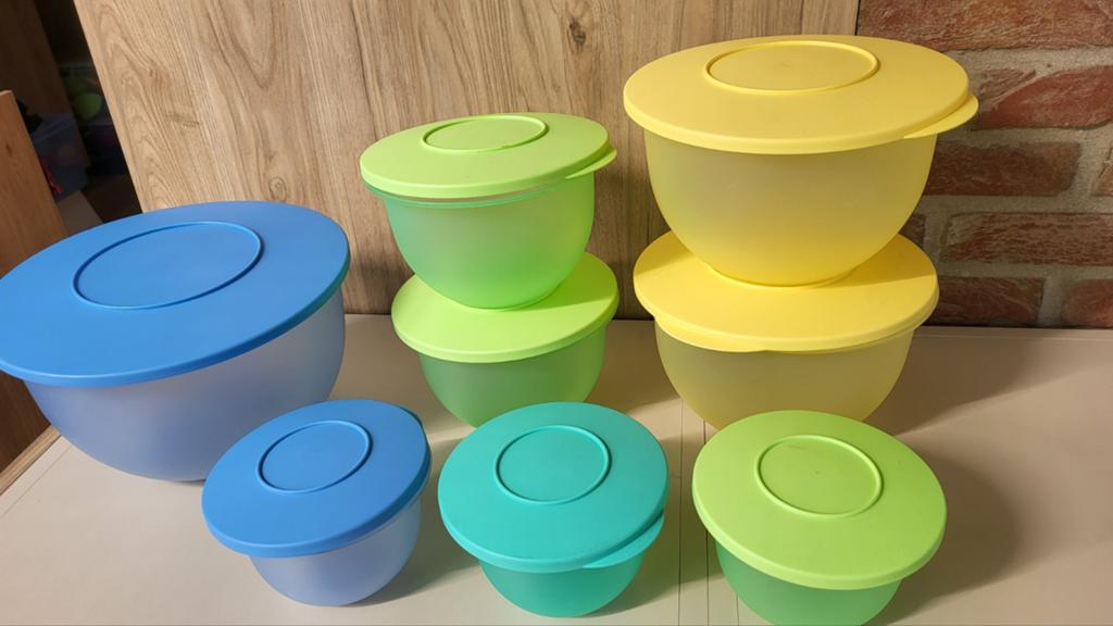 Set serveerkommen tupperware, Ophalen, Zo goed als nieuw