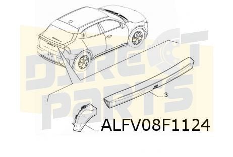 Alfa Romeo Junior (6/24-) achterlicht Rechts Origineel! 5057, Neuf, -, -, Alfa Romeo