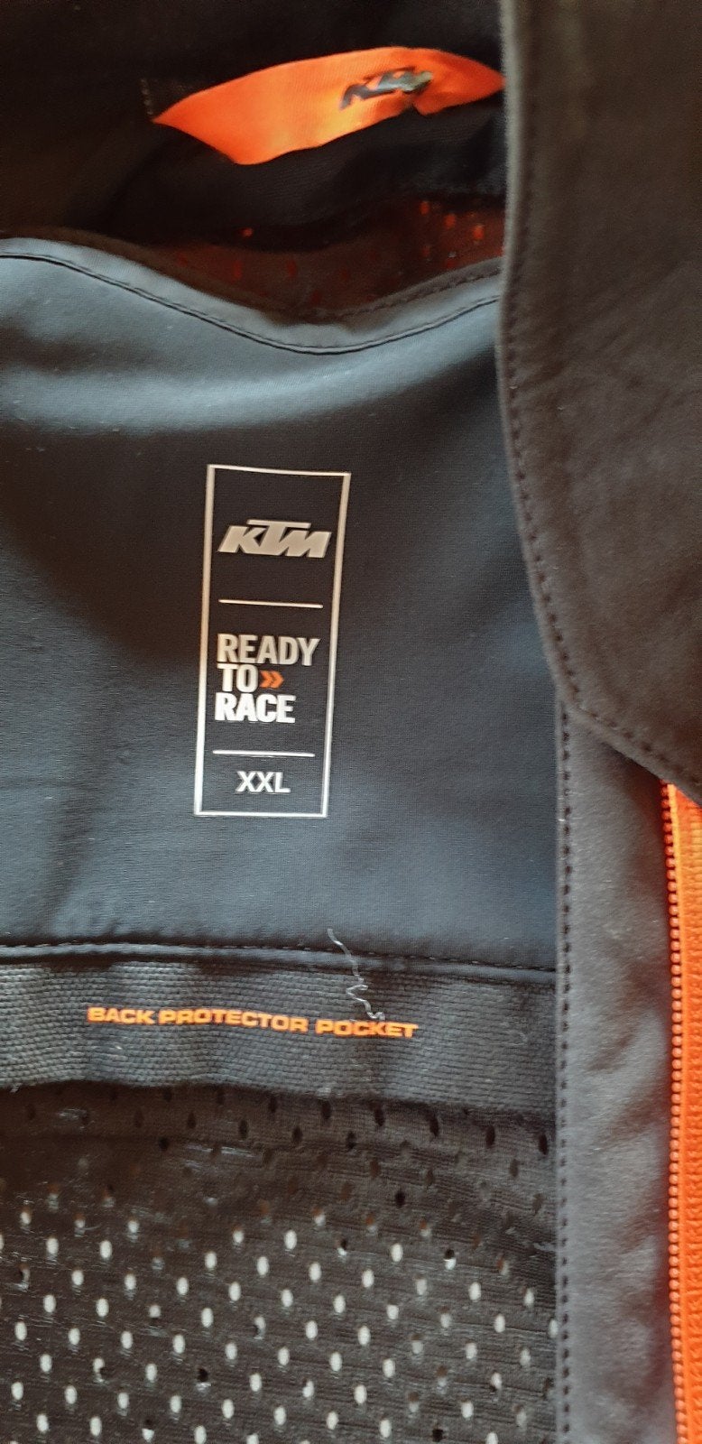 moto jas Ktm, Ophalen