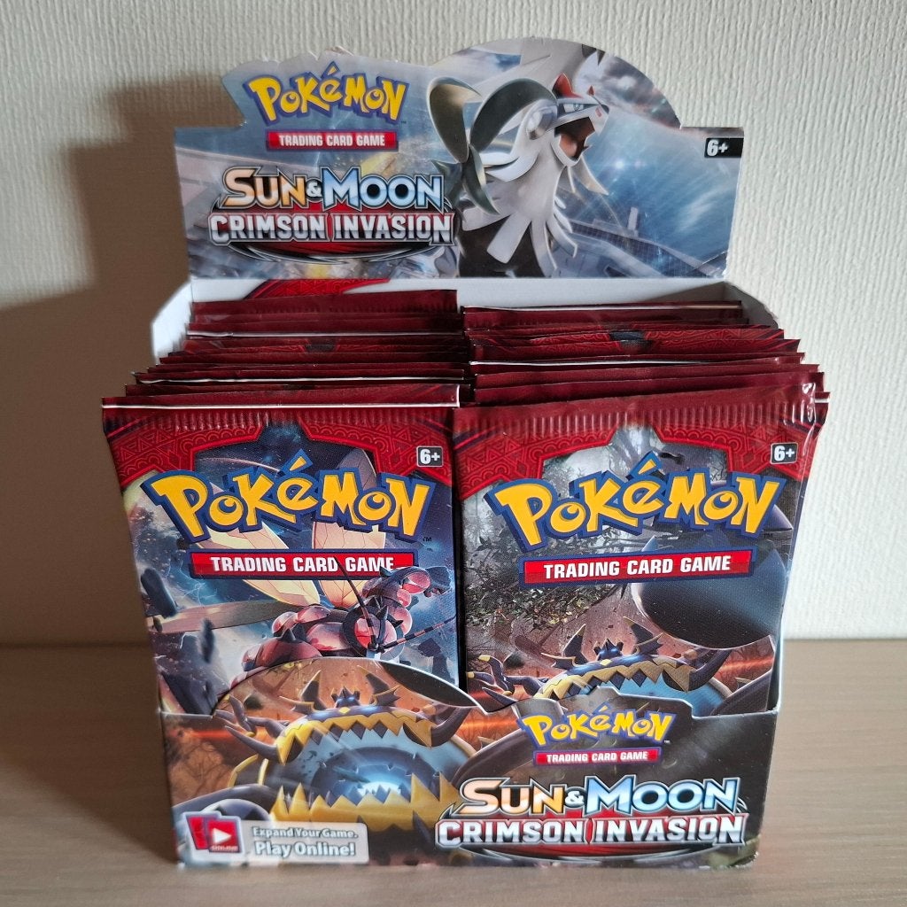 Pokémon sealed Crimson Invasion boosters, Enlèvement ou Envoi, Neuf, Booster