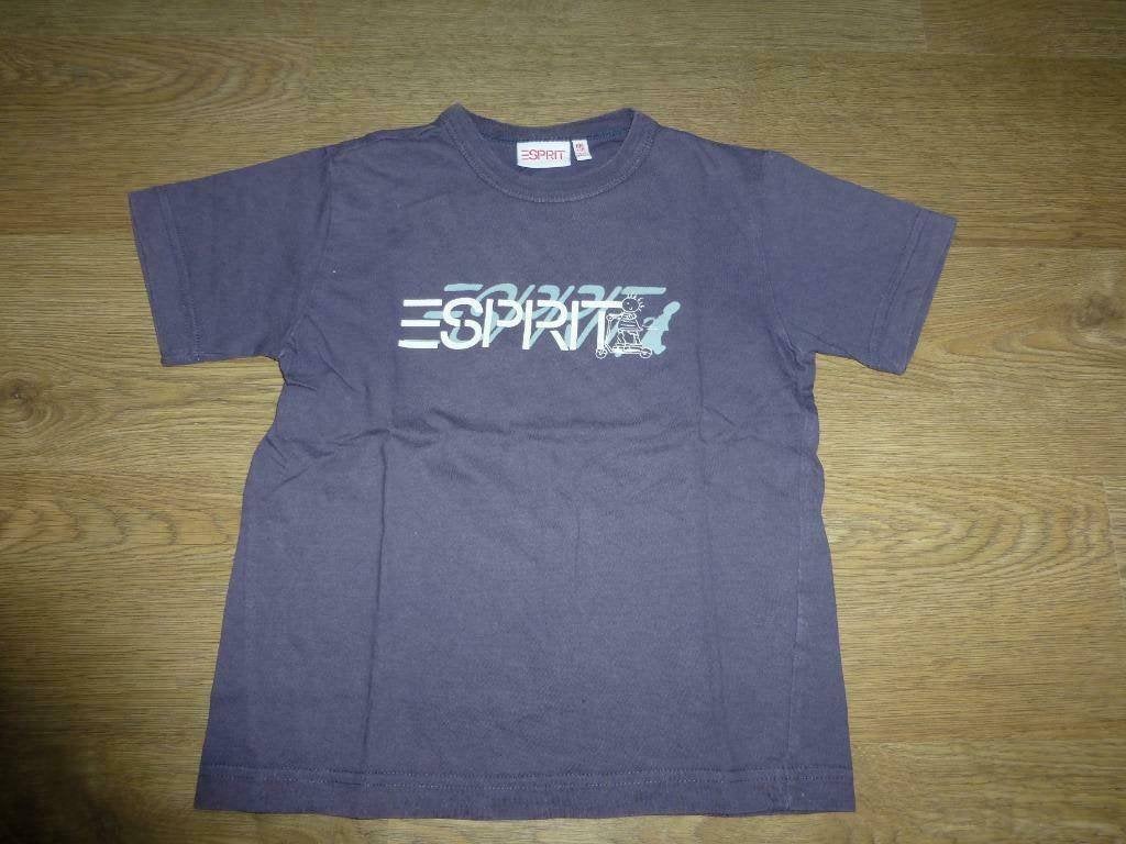 blauwe t-shirt van Esprit maat 104 - 110, Garçon, Enlèvement ou Envoi, Chemise ou À manches longues, Utilisé