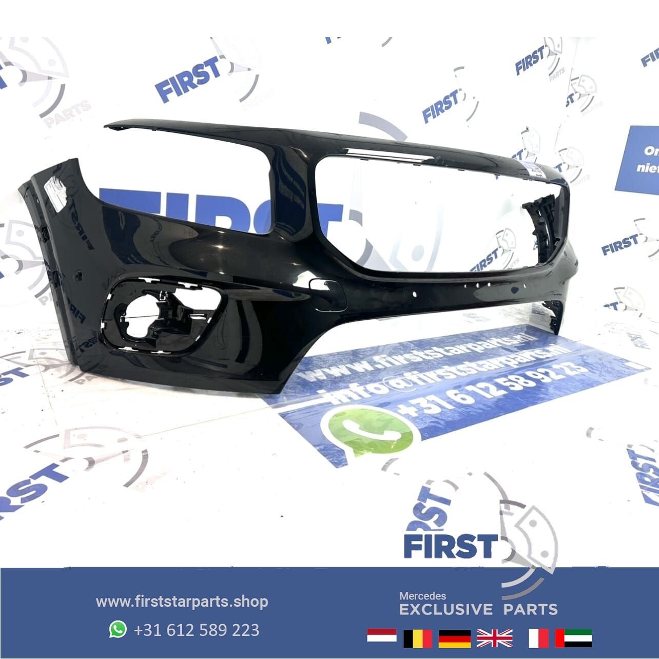 X247 GLB BUMPER ZWART 2019-2024 X247 GLB KLASSE VOORBUMPER Z, Utilisé, -, Avant, -