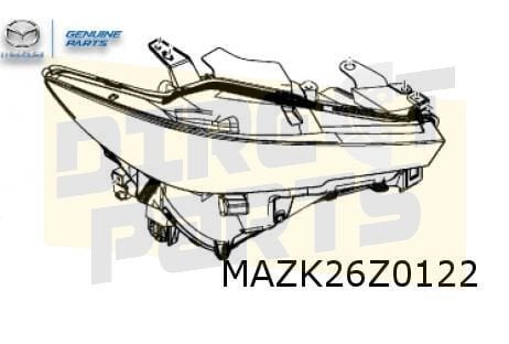 Mazda CX-5 (10/21-) koplamp R (LED) (adaptive front lightnin, Auto-onderdelen, -, Verzenden, -, Nieuw