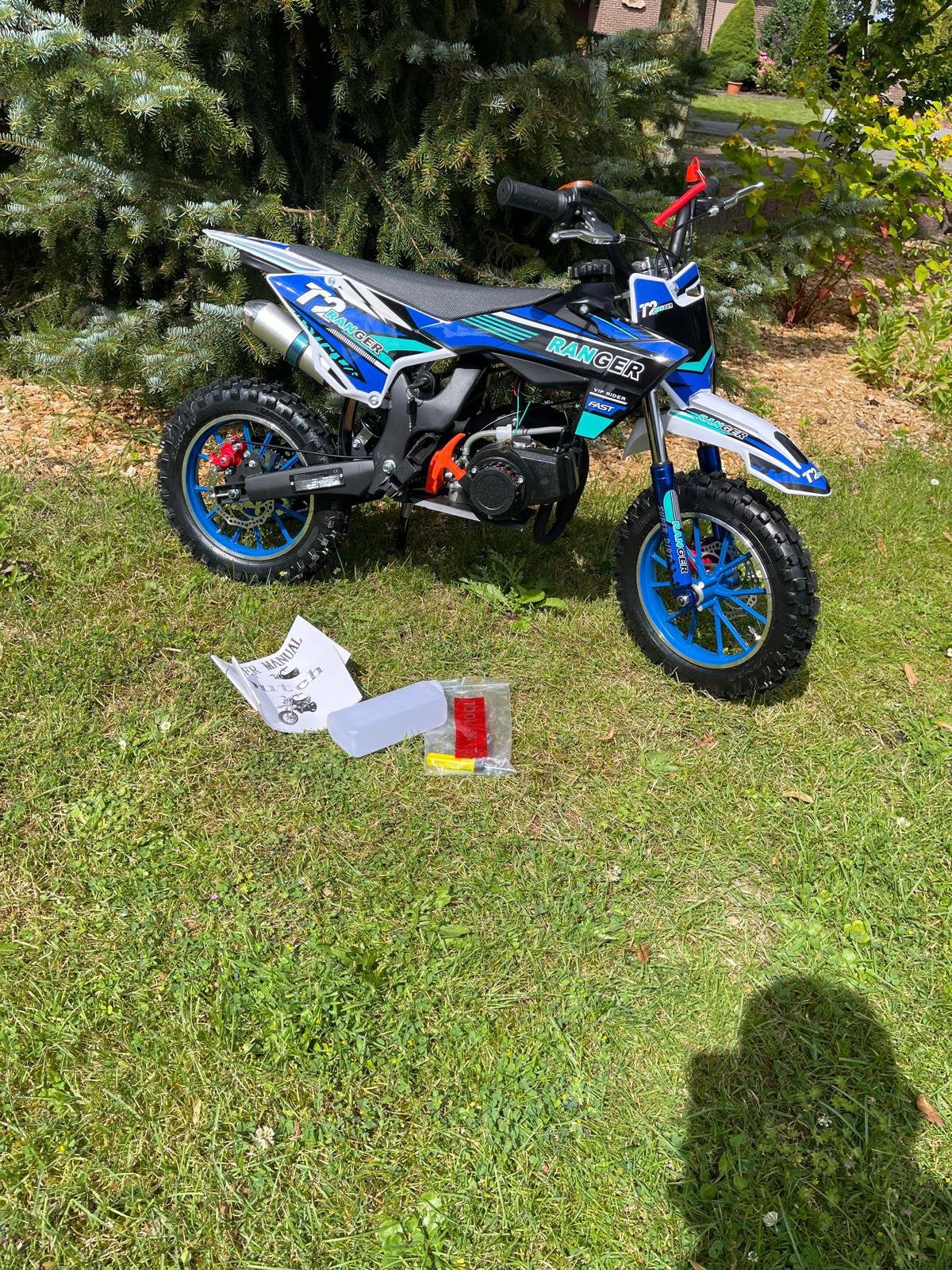 Nieuw in de doos 49cc pitbike/minicrosser kleuren ️, Ophalen, Zo goed als nieuw, 49 cc, Pitbike