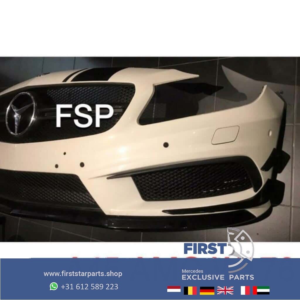 W176 A45 AMG Voorbumper compleet wit AERODYNAMICA Mercedes A