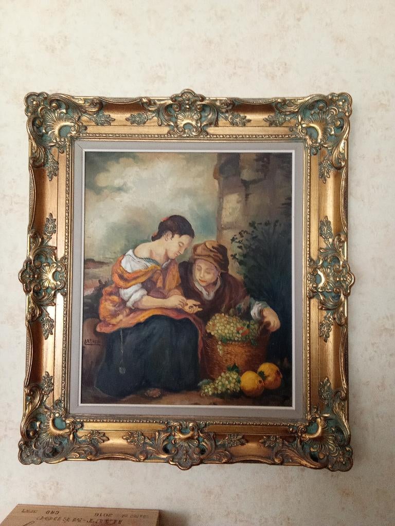la petite marchande de fruits, Antiquités & Art, Art | Peinture | Classique, Enlèvement