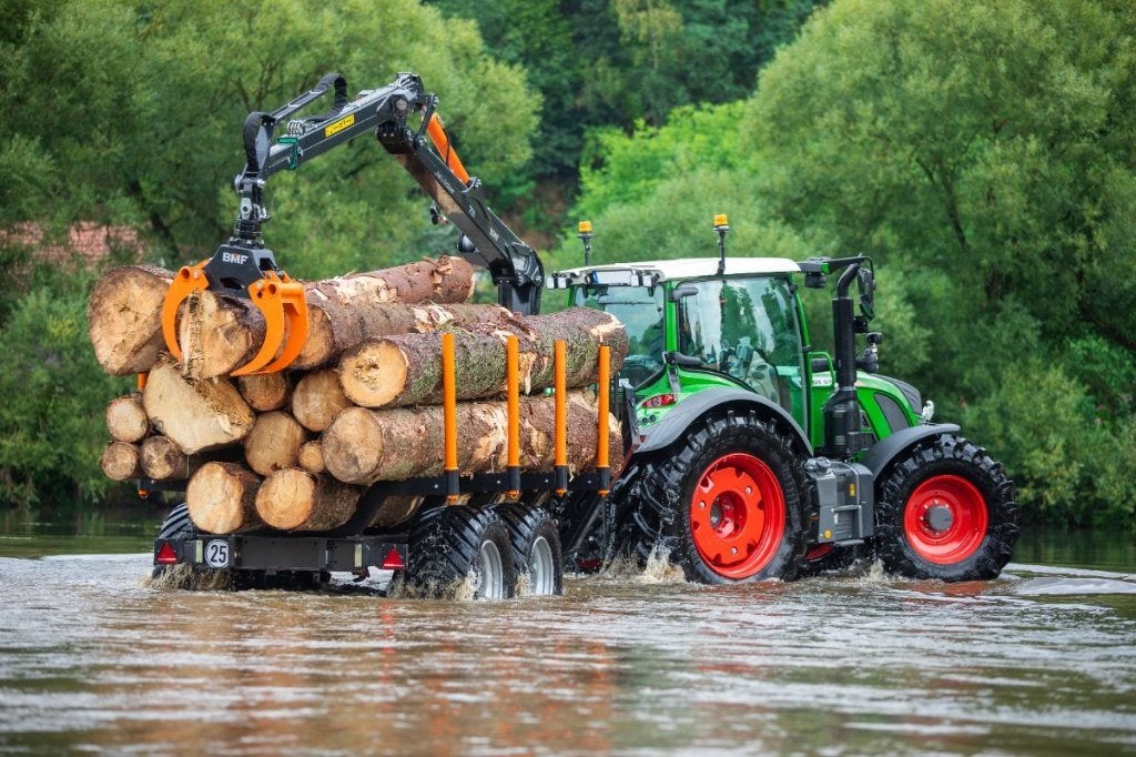 Ensemble forestier BMF de 14 tonnes pour tracteur, Enlèvement