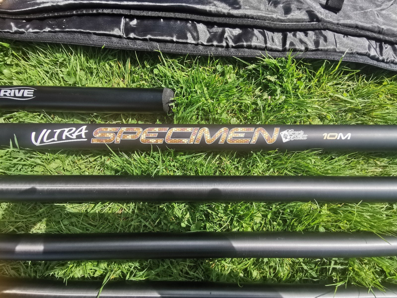 Rive ultra specimen 10m. met foudraal., Ophalen, Zo goed als nieuw, Vaste hengel