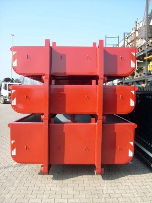 stapel containers kabel systeem