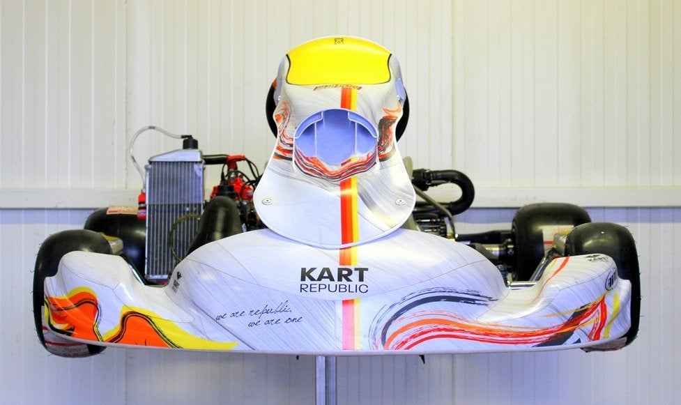 Kart Republic KR2 met Rotax Max Senior EVO2 Motor, Sport en Fitness, Karting, Ophalen, Zo goed als nieuw, Kart
