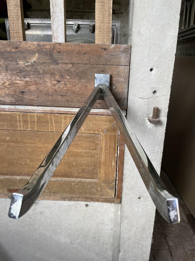 INDA vintage handdoekhouder, Ophalen of Verzenden, Gebruikt, Metaal, Vintage