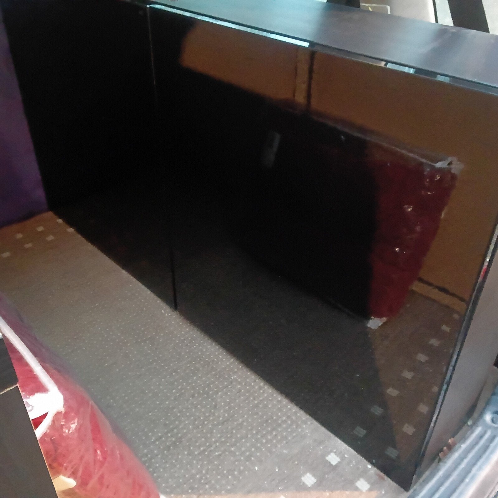 meuble ikea 1/2 PRIX  BESTA NOIR LAQUÉ 2 PORTES, Enlèvement ou Envoi
