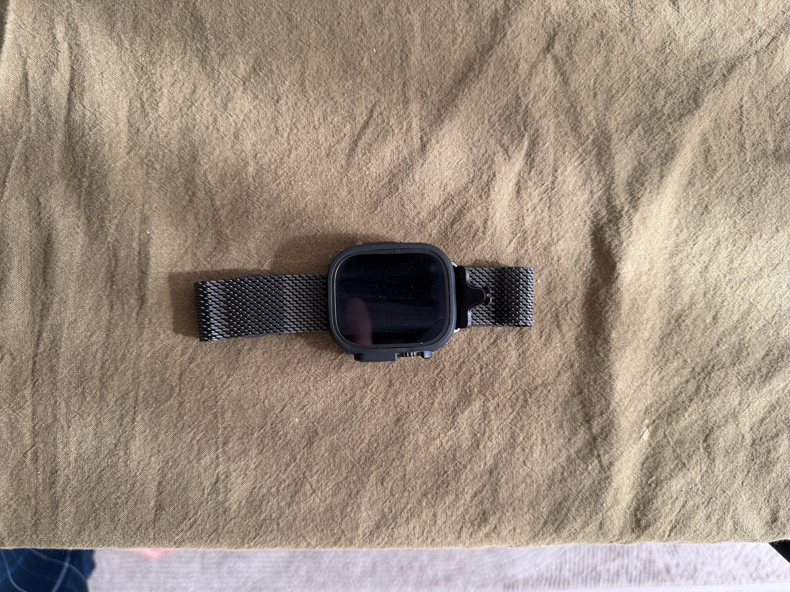 Apple Watch Ultra 4 - Bracelet en Titane, Ophalen, Stappen, Zwart, IOS