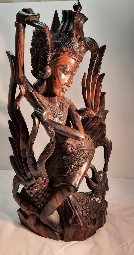 Houten beeld uit Sumatra, Antiek en Kunst, Ophalen of Verzenden
