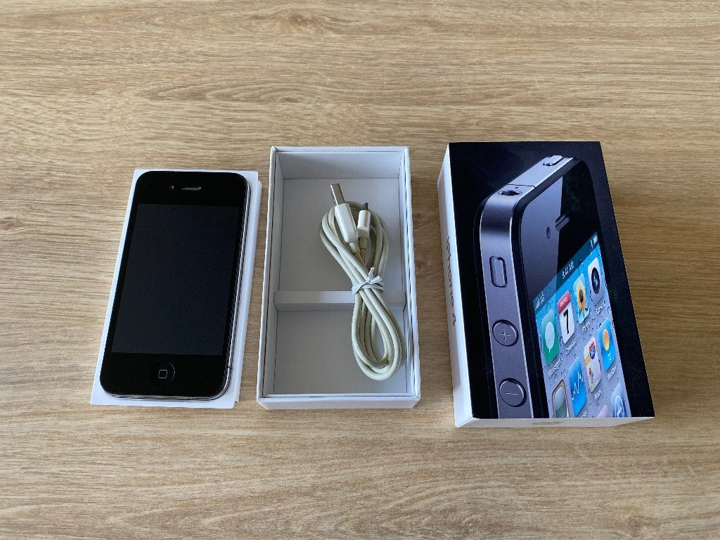 iPhone 4 16 GB Zwart | Originele doos | Simlockvrij, Telecommunicatie, Ophalen, Gebruikt, 16 GB, Zwart