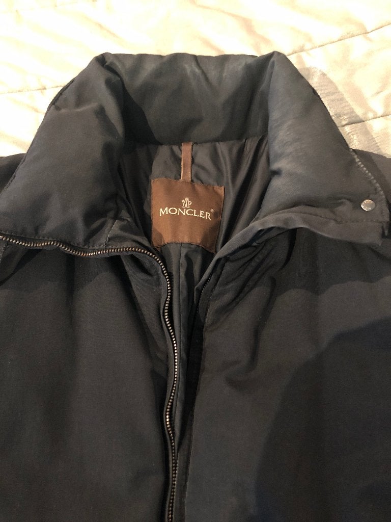 Dames winterjas "Moncler"., Ophalen, Gedragen, Zwart